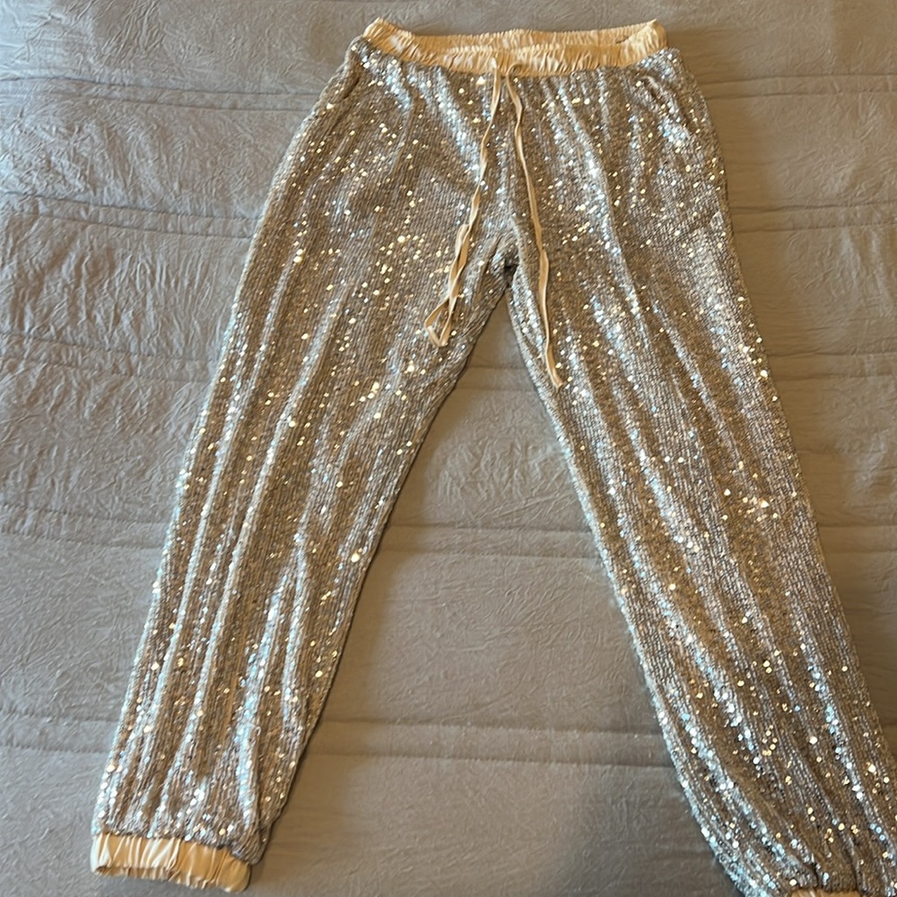 NYE Sequin Joggers